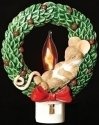 Special Sale SALE131121 Charming Tails 131121 Mouse In Christmas Wreath Night Light
