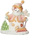 Cherished Teddies 133474 Clara Snowbear with Tree Bear Figurine