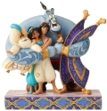 Jim Shore Disney 6005967 Aladdin Group Hug Figurine