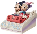 Disney Traditions by Jim Shore 6008972i Mickey and Minnie Sledding Figurine