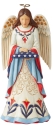 Jim Shore 6006440i Angel Holding Folded Flag Figurine