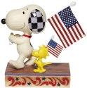 Peanuts by Jim Shore 6007960 Snoopy and Woodstock March Figurine