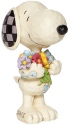 Jim Shore Peanuts 6007962 Mini Snoopy with Flowers Figurine