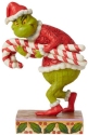 Jim Shore Dr Seuss 6008888 Grinch Stealing Candy Cane Figurine