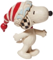 Jim Shore Peanuts 6008960 Mini Snoopy with Red Figurine
