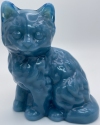 Mosser Glass 123GeorgiaBlue Cat Kitten 123 Georgia Blue