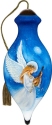 Ne'Qwa Art 7211103i Angel Above Clouds with Mandolin Ornament