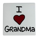 Our Name Is Mud 6013777N I Heart Grandma Coaster Set of 4