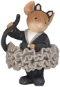 Tails with Heart 6006557i Halloween Cat Mouse Figurine