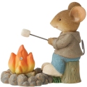 Tails with Heart 6013009i Roasting Marshmallows Mouse Figurine